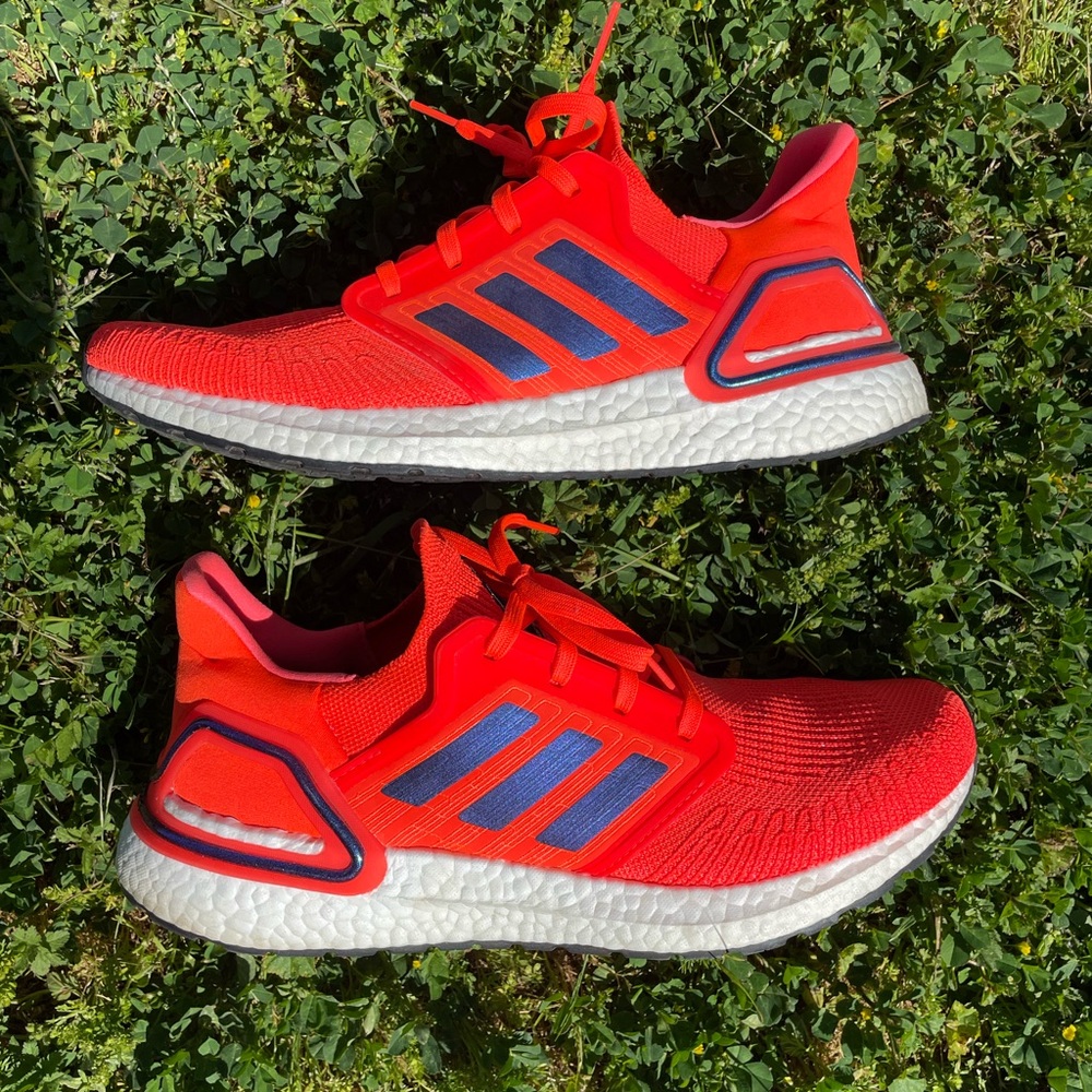 adidas ISS US National Lab x UltraBoost 20 Solar Red - mens 10.5